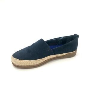 Blondo Waterproof Blue Suede Espadrille Flats 6